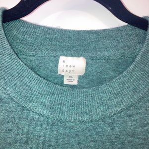 Turquoise lightweight sweater